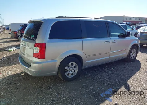 2012 Chrysler Town & Country Touring из США, поврежденный, VIN 2C4RC1BG9CR375295